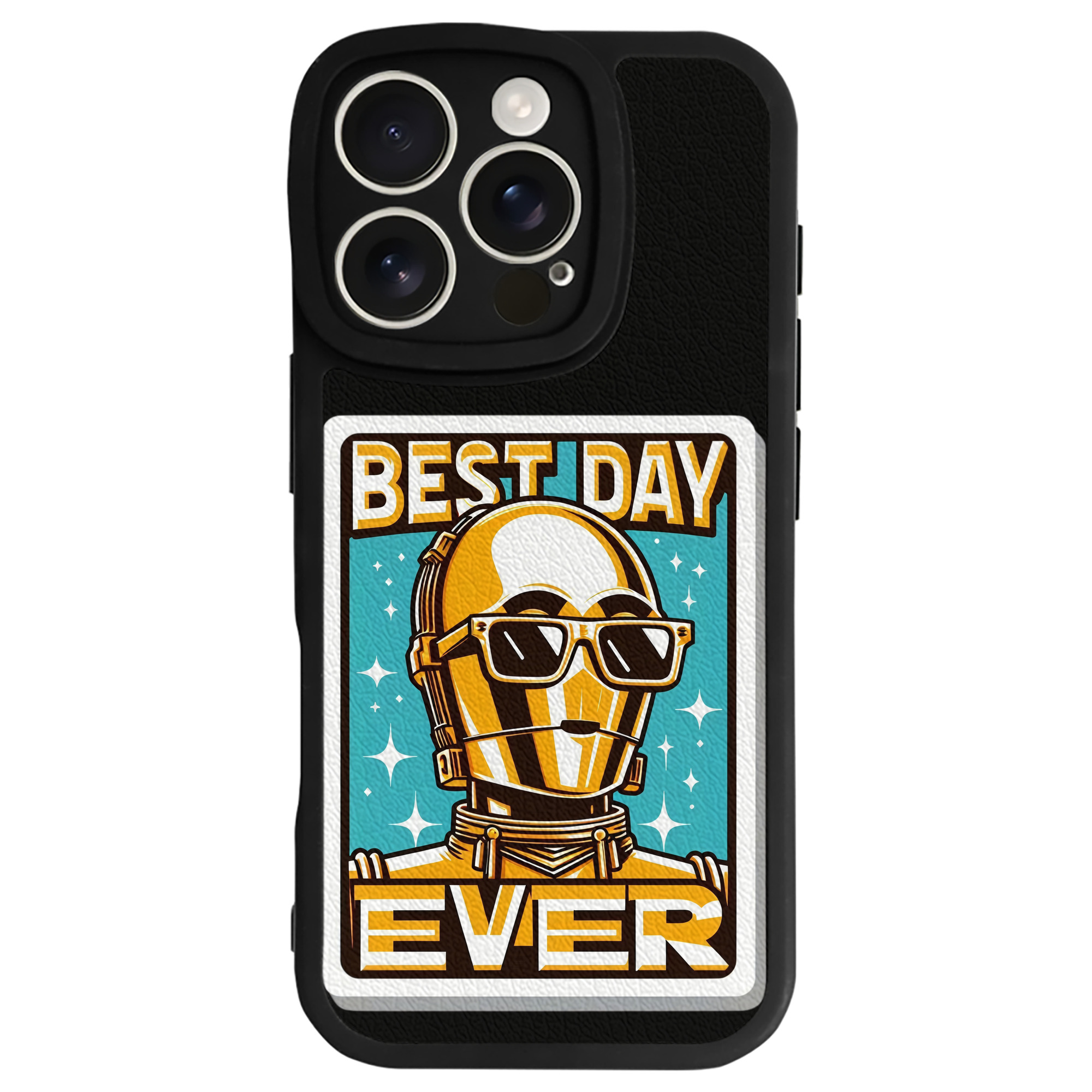 （画像用） スター・ウォーズ Star Wars 【iPhone 16シリーズ対応】シリコンスマホケース（レザー調） 材質：シリコン